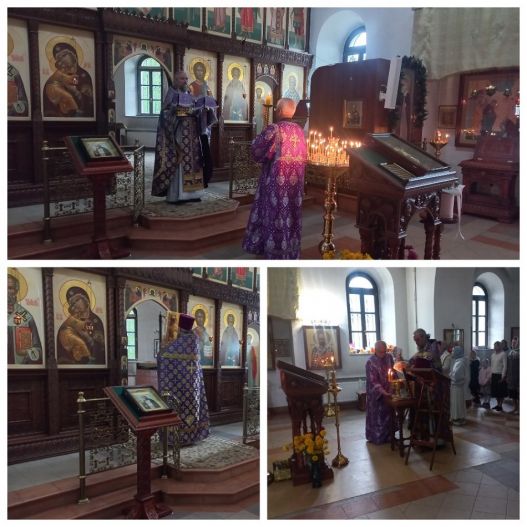 В праздник Медового Спаса в храмах совершены торжественные богослужения